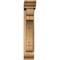 Ekena Millwork Olympic Traditional Smooth Bracket w/ Offset Brace, Western Red Cedar, 5 1/2"W x 22"D x 30"H BKT0604X22X30OLY01SWR - alternate 4